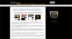 Desktop Screenshot of independent-artist-network.gighive.com